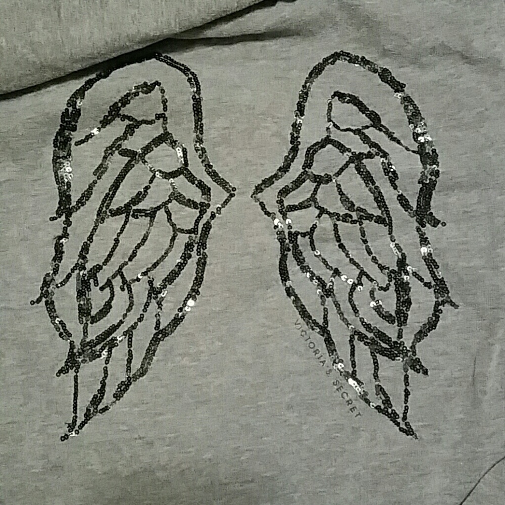 Victoria Secret charcoal grey hoodie